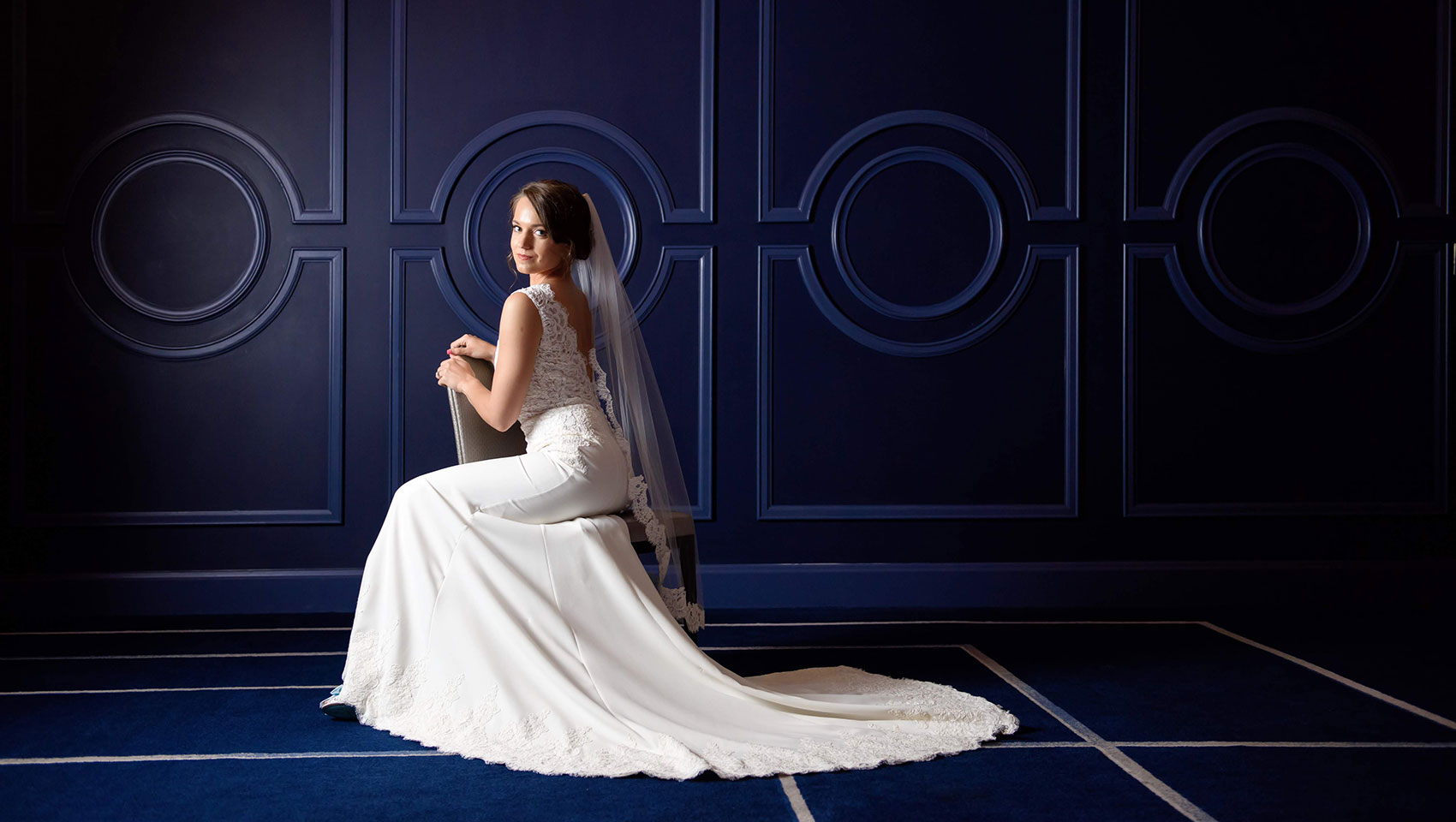 Bride on Chair