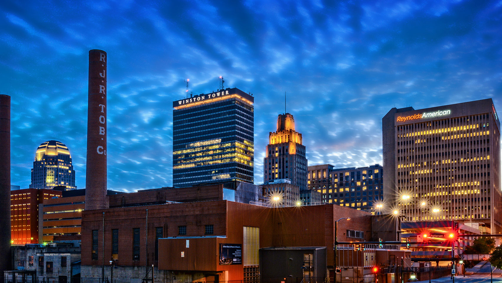 Winston-Salem at Night