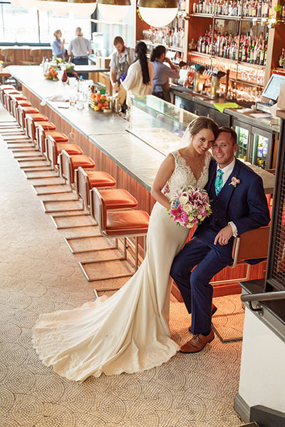 Couple in Restaurant