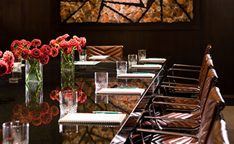 Meeting set up at Kimpton Cardinal Hotel